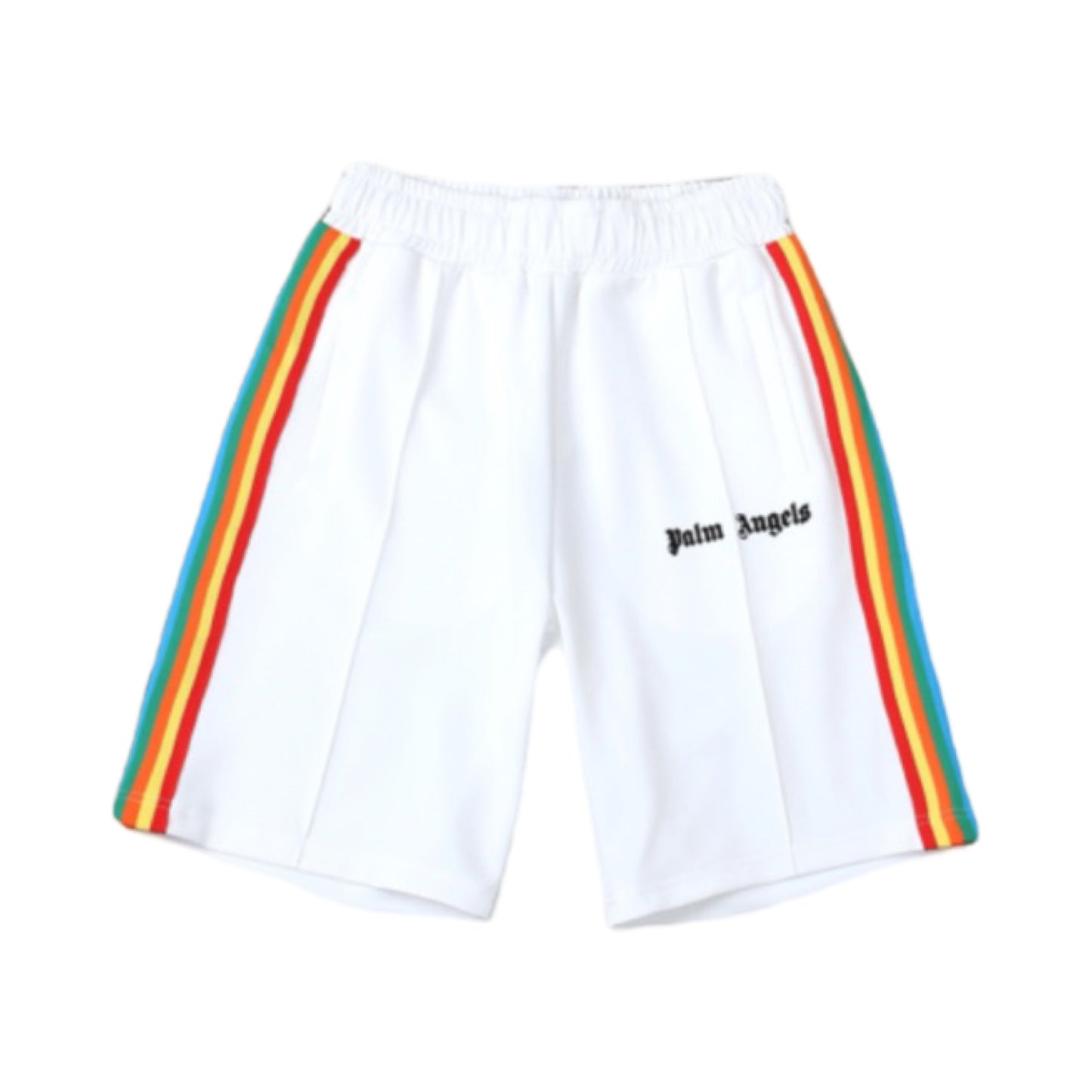 Palm Angels Short White Raimbow Bands