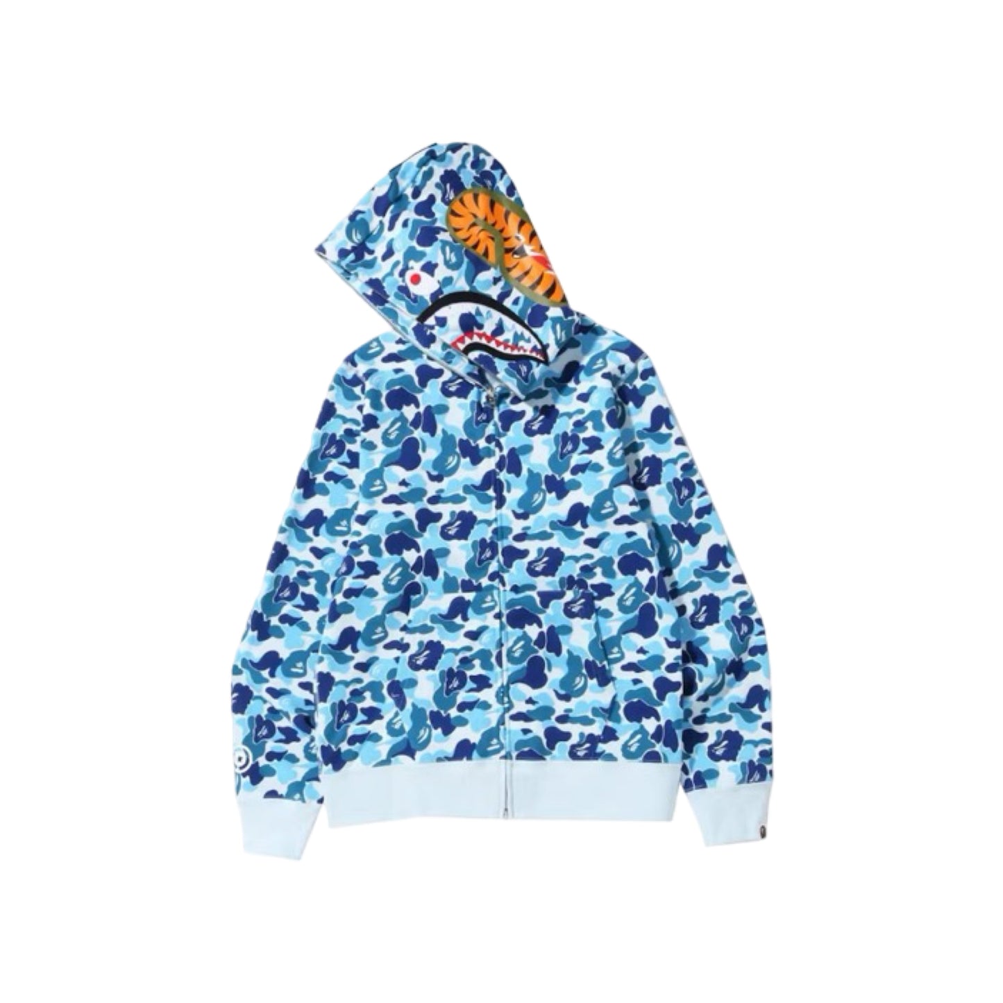 Bape Hoodie Shark Camo Blue