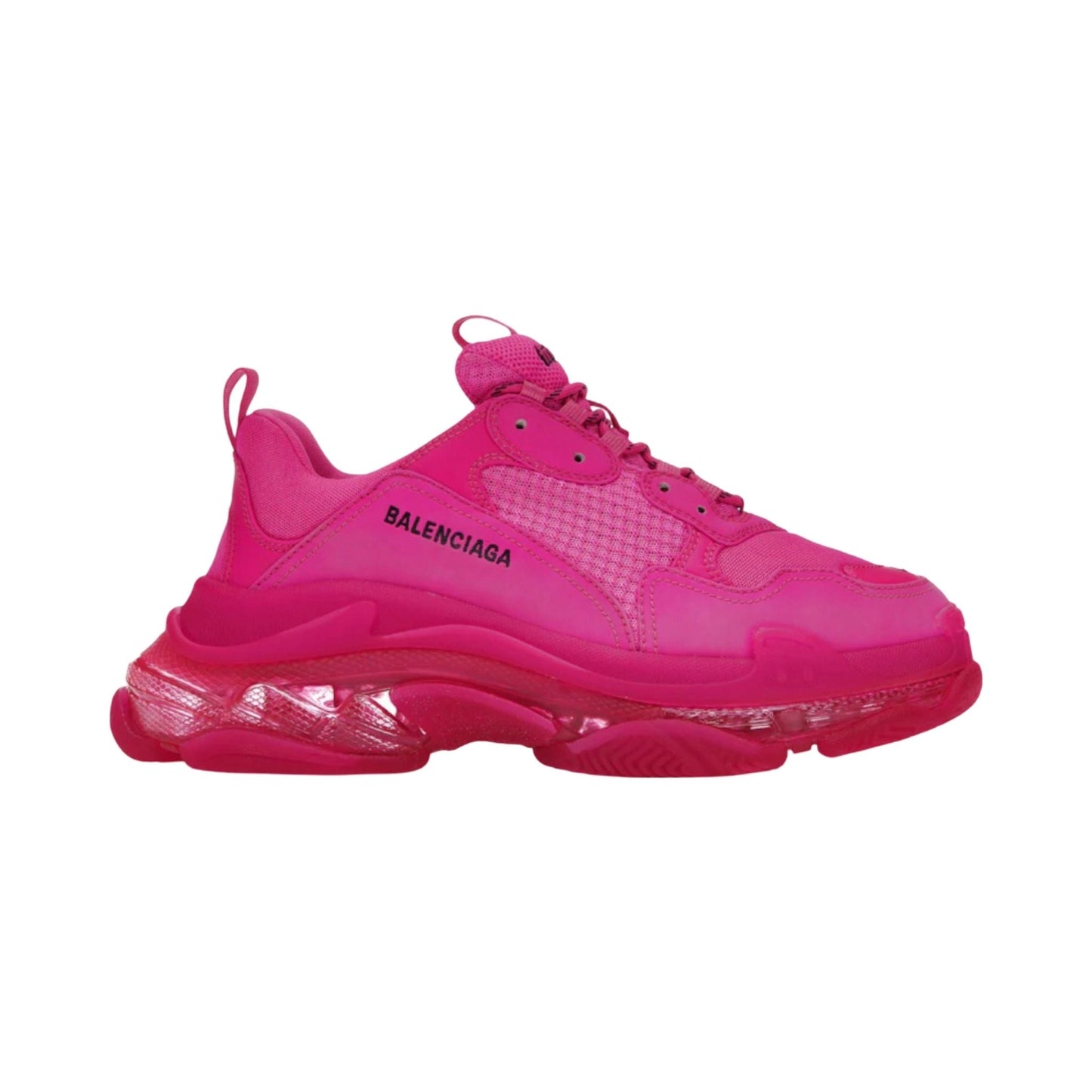 Balenciaga Triple S Clear Sole Fucsia