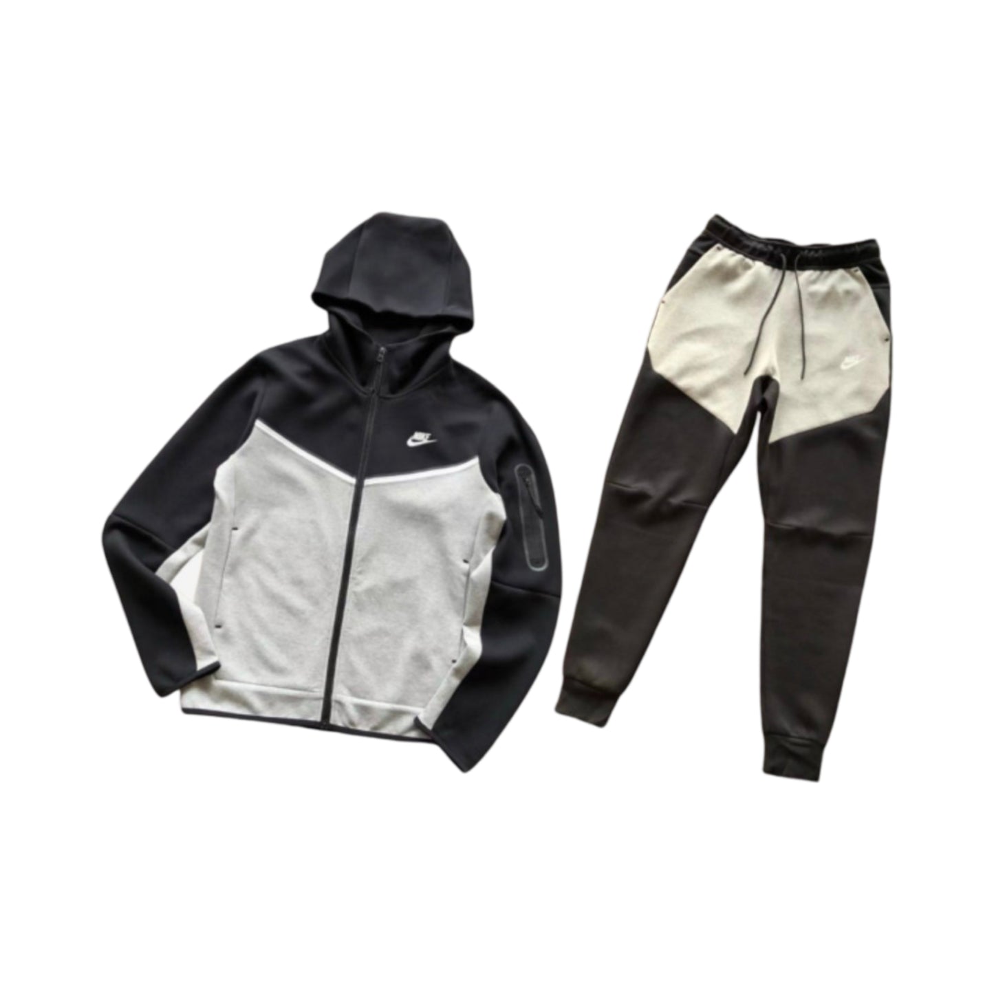Nike Tech Tracksuit Grey/Black