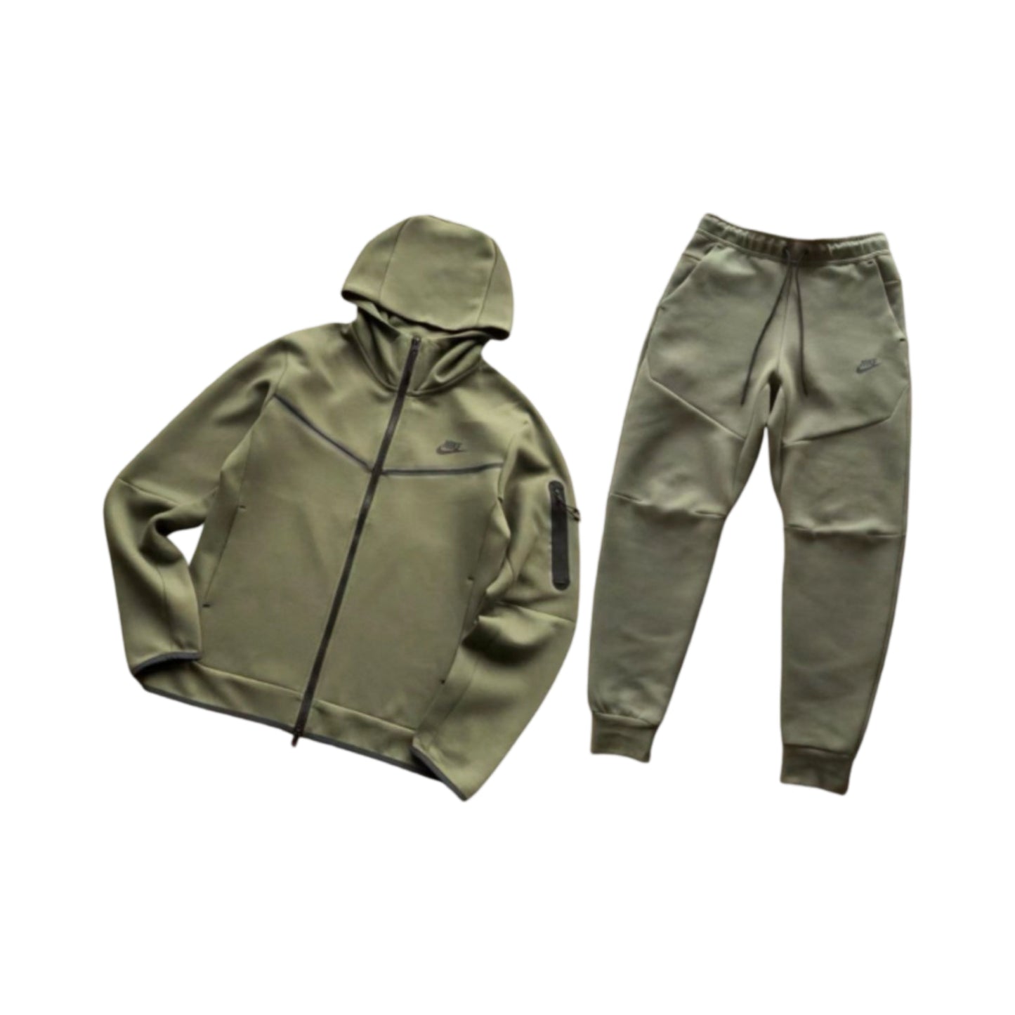Nike Tech Tracksuit Military Green