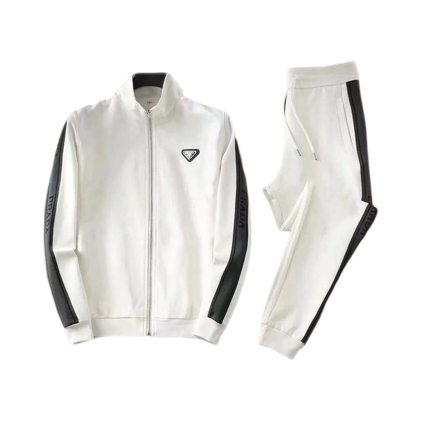 Prada Tracksuit White Zip