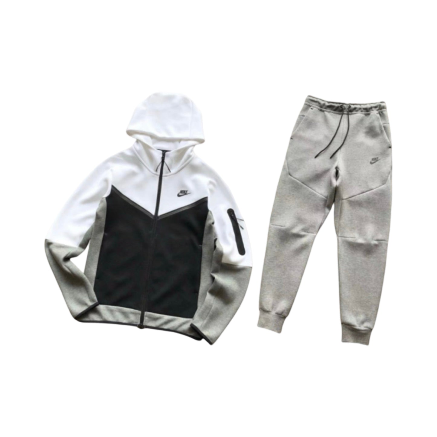 Nike Tech Tracksuit Grey/Black/White