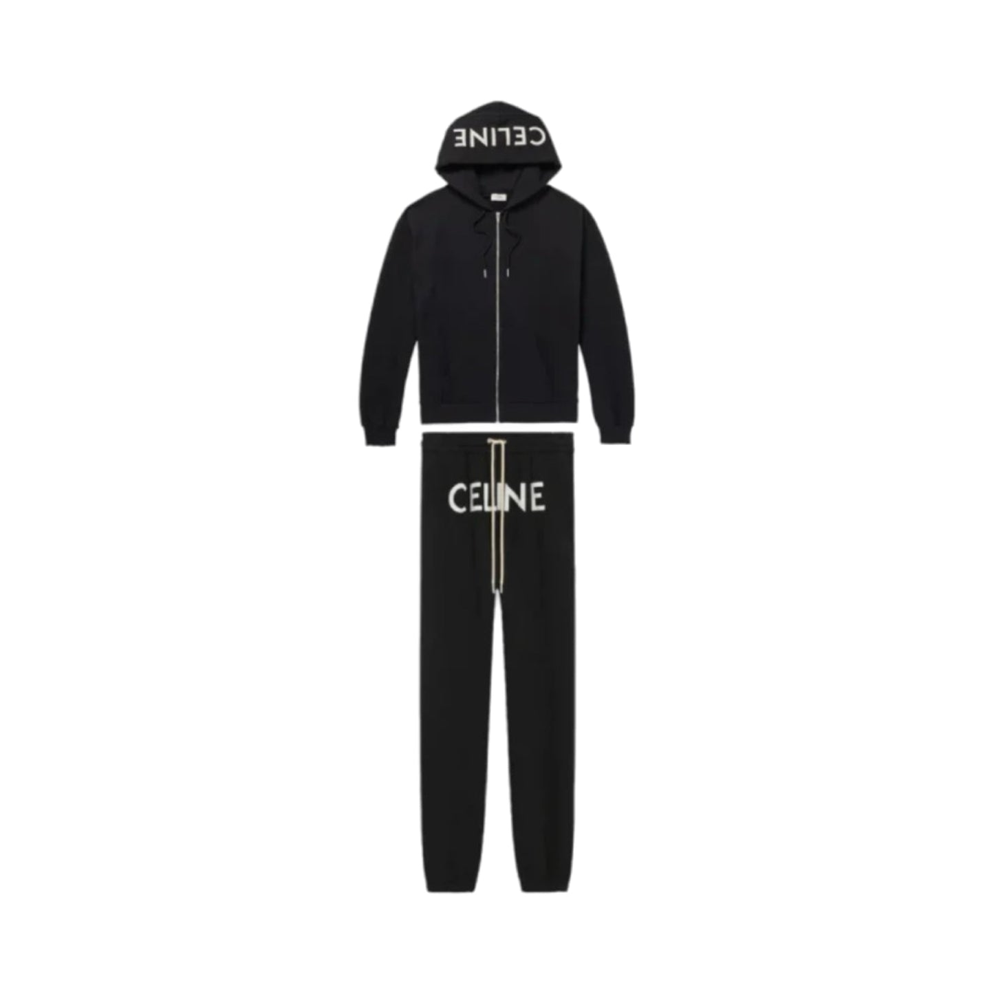 Celine Tracksuit Black Zip