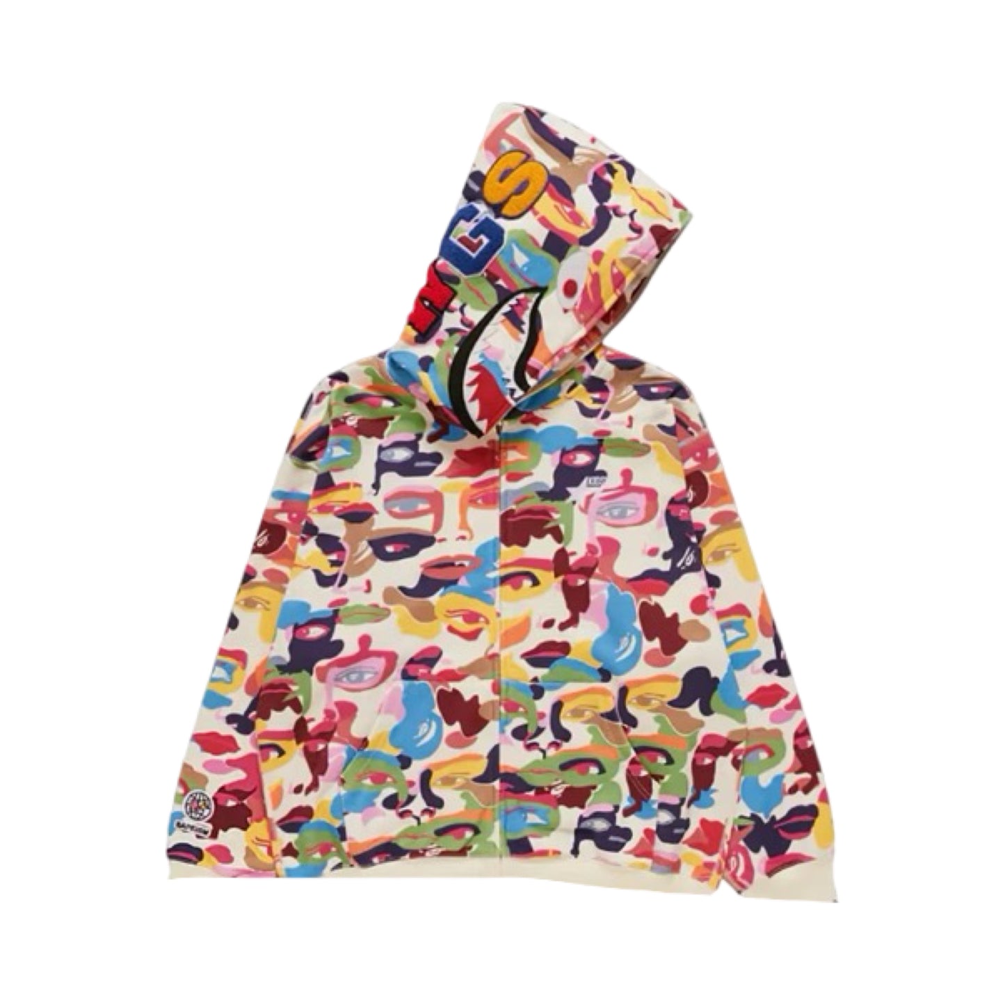 Bape x Kid Hoodie Shark Camo
