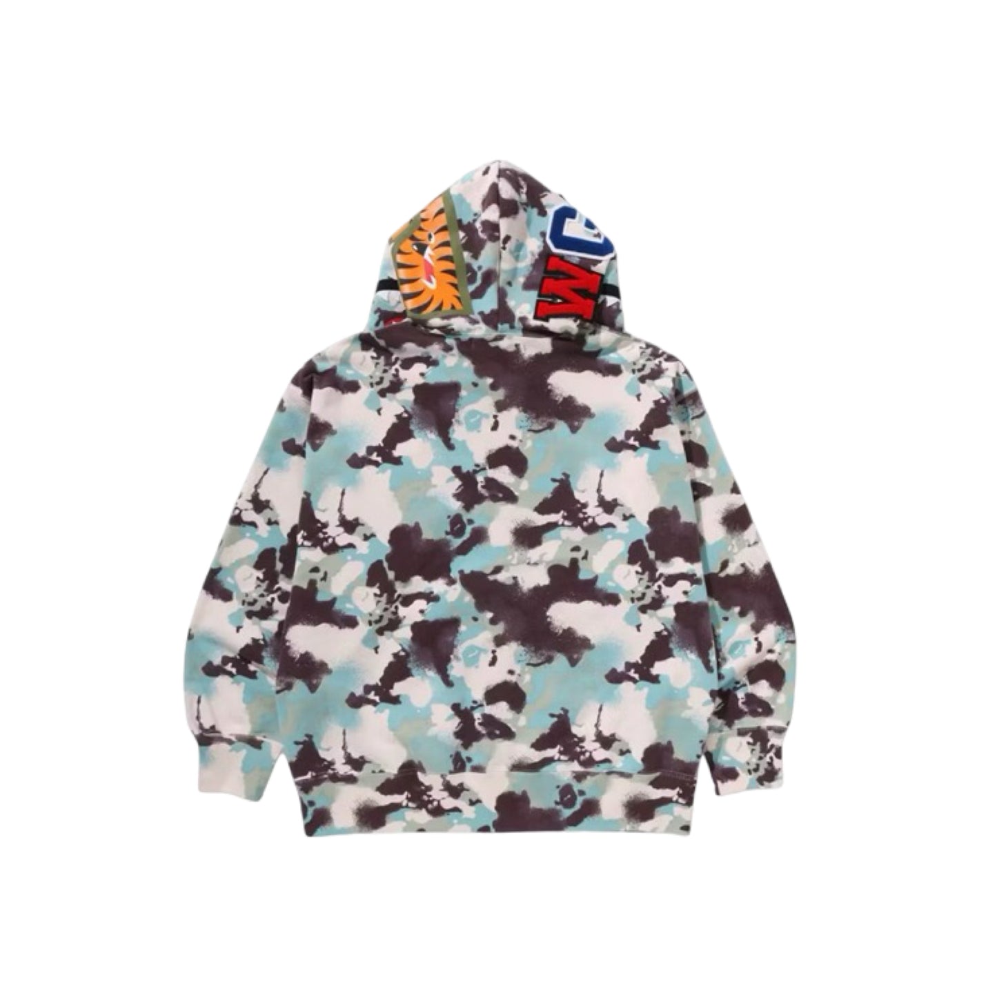 Bape hoodie Shark Camo Map