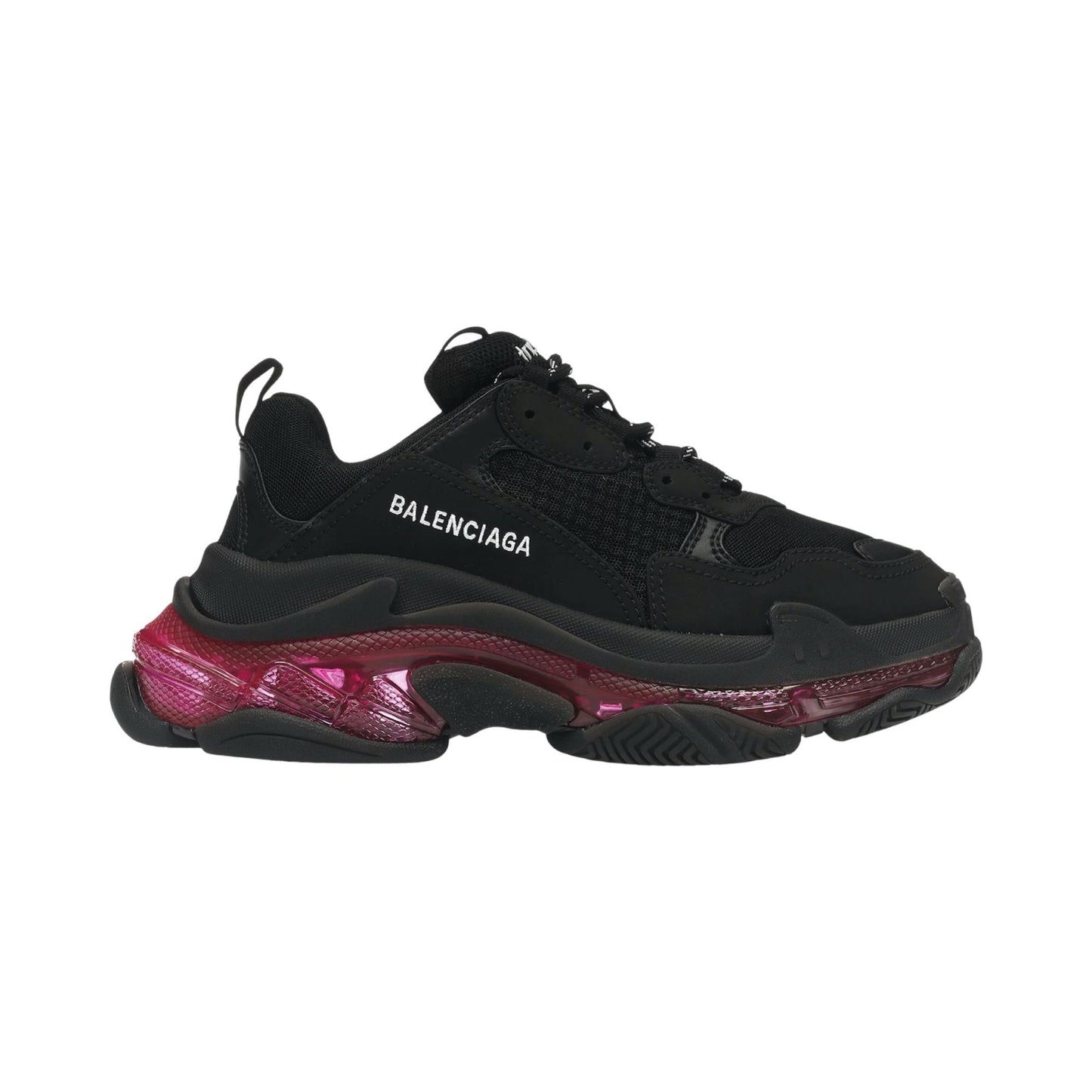 Balenciaga Triple S Clear Sole Neon Pink