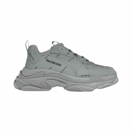 Balenciaga Triple S Allover Logo Grey