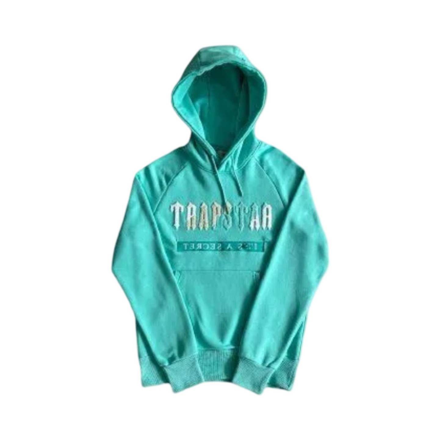 Trapstar Tracksuit Decoded 2.0 Chenille Hoodie Brown/Blue Tiffany