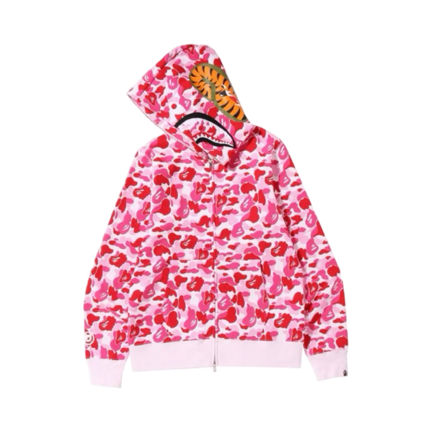 Bape Hoodie Shark Camo Pink