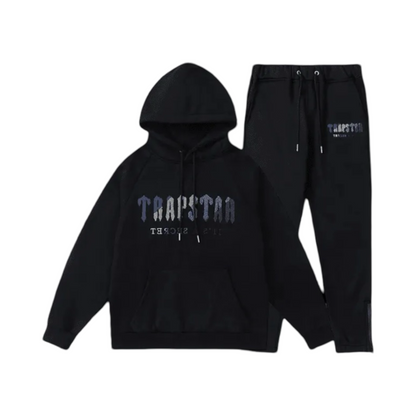 Trapstar Tracksuit Black/Dark Blue