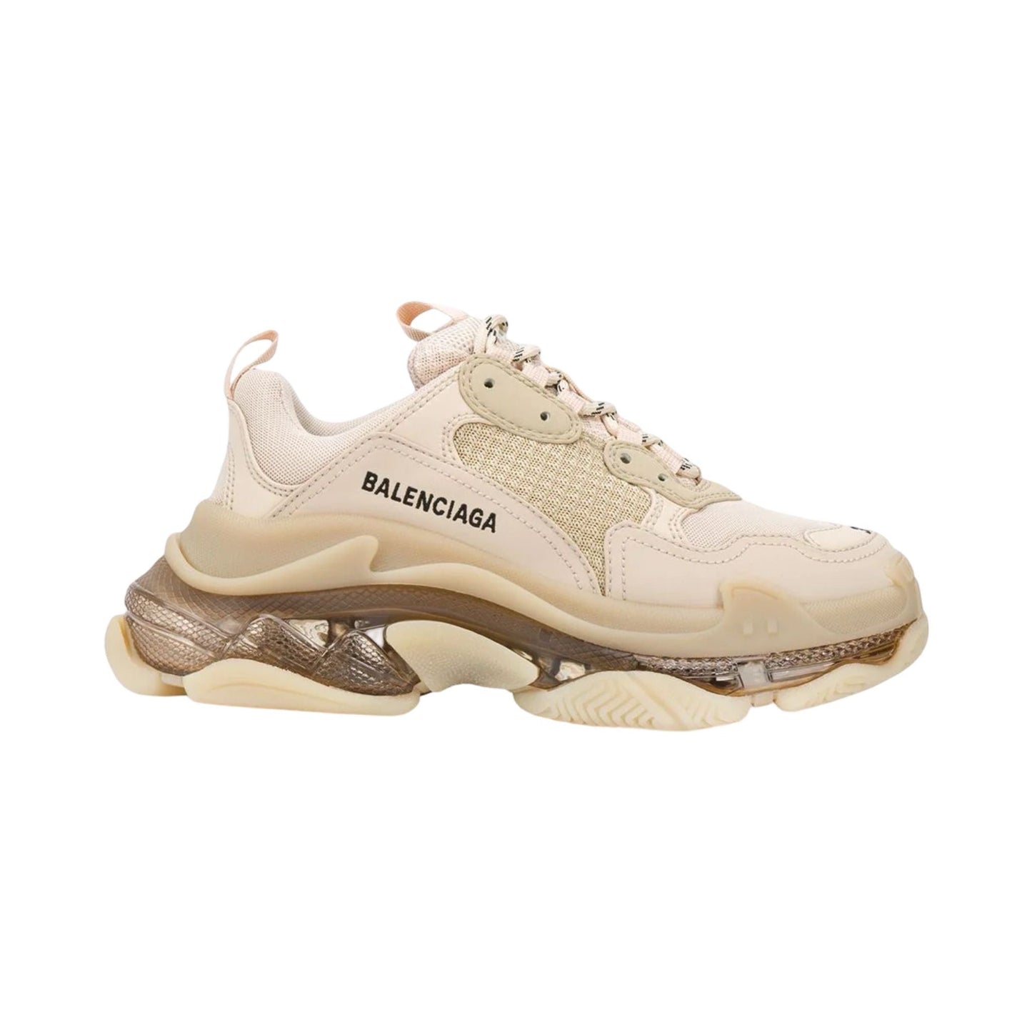 Balenciaga Triple S Clear Sole Beige