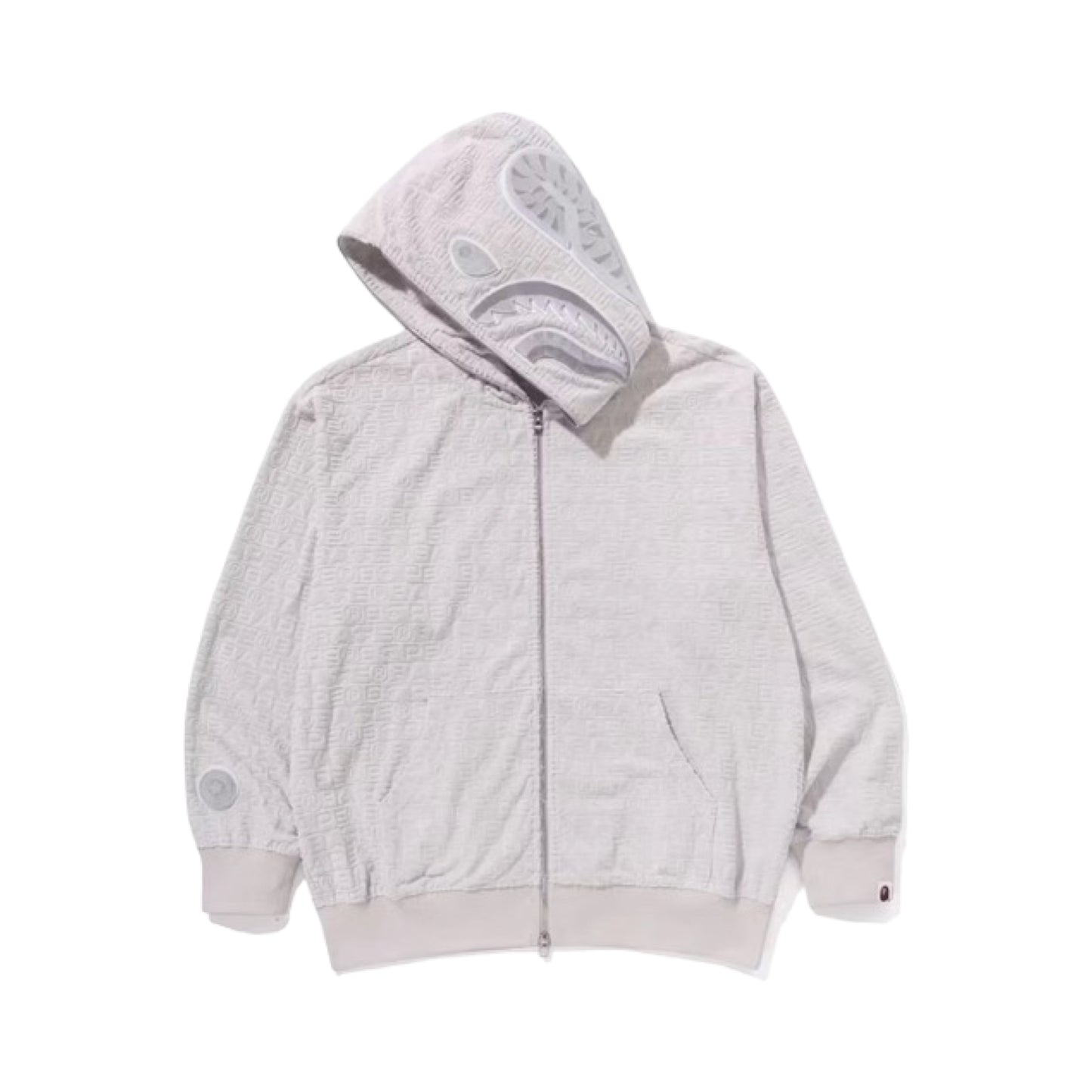 Bape Hoodie Shark Total Grey