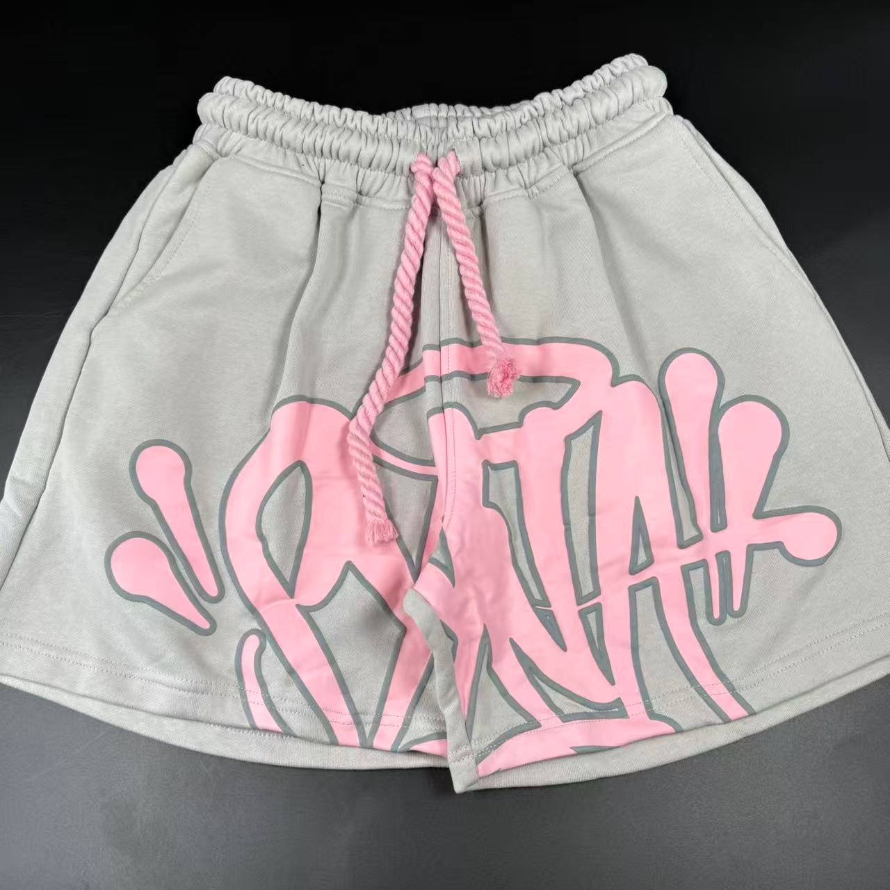 T-SHIRT CON LOGO SYNA WORLD – SET CORTO – GRIGIO/ROSA - Image 10