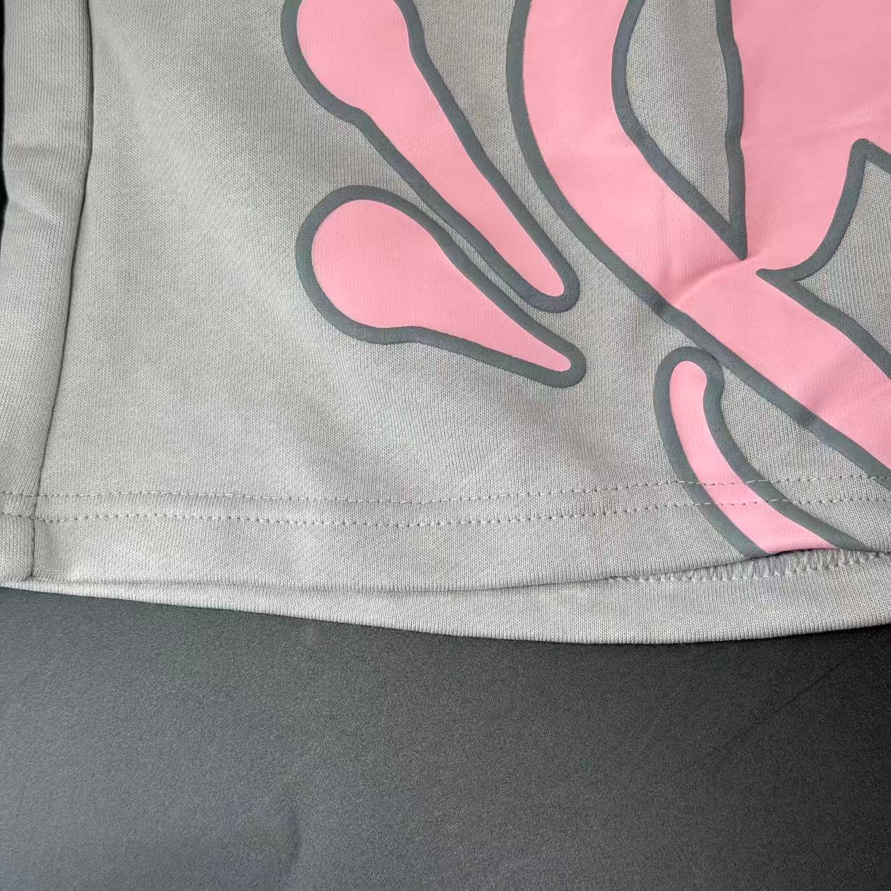 T-SHIRT CON LOGO SYNA WORLD – SET CORTO – GRIGIO/ROSA - Image 13