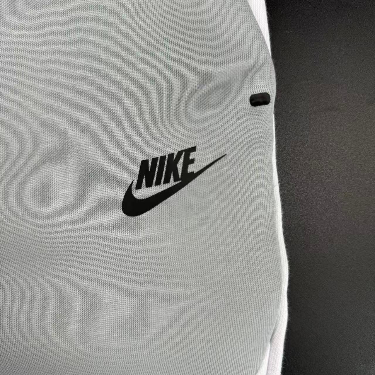 NK TECH FLEECE – GRIGIO/BIANCO (completo) - immagine 10