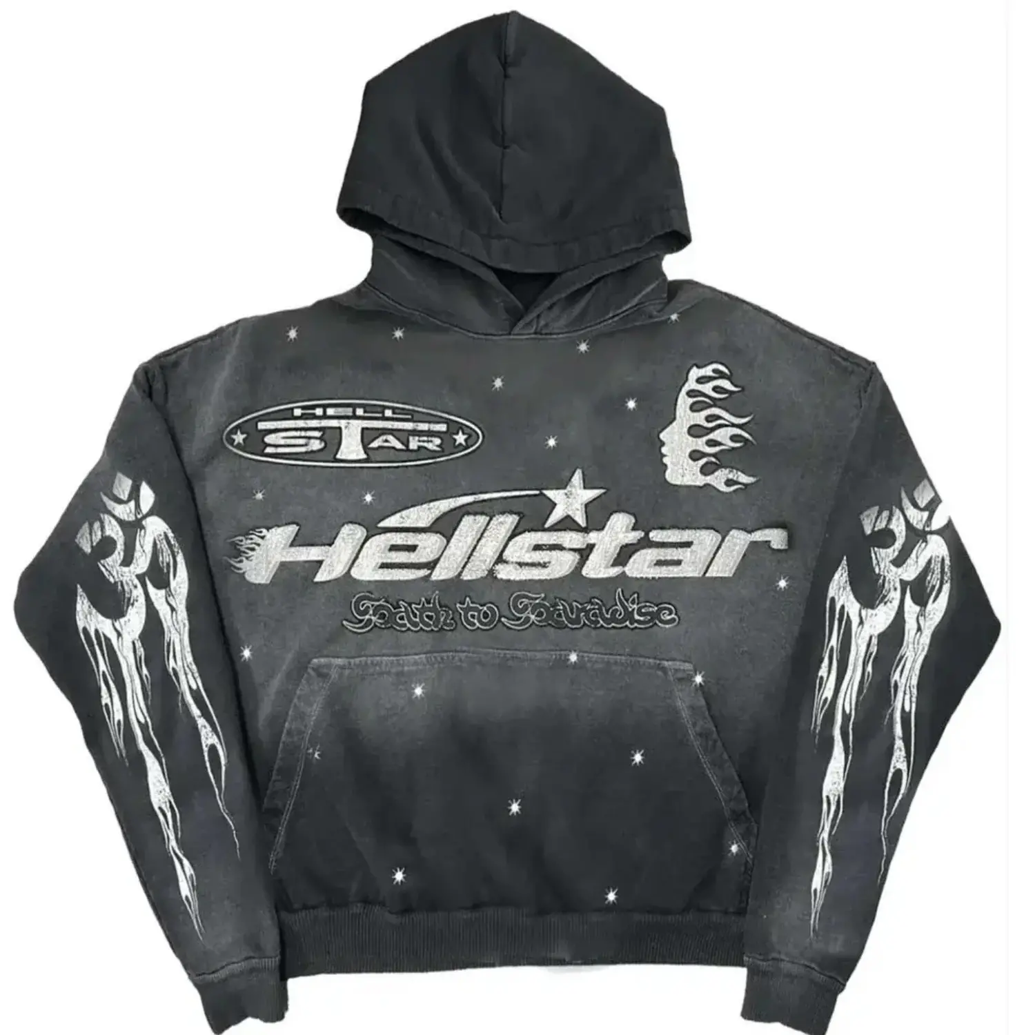 FELPA CON CAPPUCCIO HELLSTAR