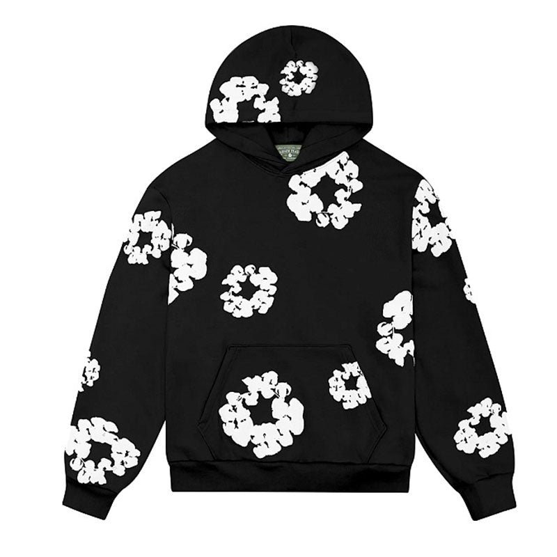 DENIM TEARS – Felpa con cappuccio nera