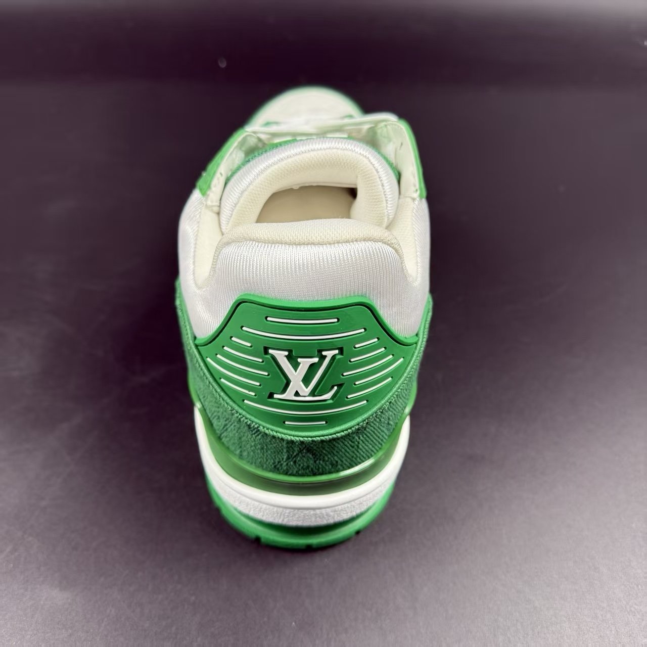 Sneaker Monogramma Verde Denim Bianco - Image 7