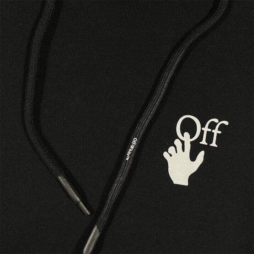 FELPA CON CAPPUCCIO – OFF-W. - Image 3